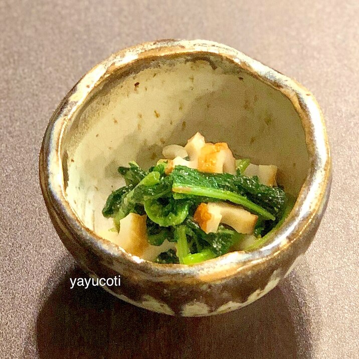 簡単!大根の間引き菜のナムル